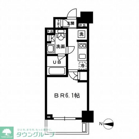 レジディア新宿イーストIIIの物件間取画像
